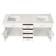 thumbnail image 2 of Furvclv 72'' Modern Wood Basin Vessel Undermount-Sink Set, Bathroom Vanity Sink Combo, W/2 Cabinet And 4 Drawers, Soft Closing Doors, Backsplash, 2 of 9