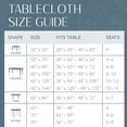thumbnail image 5 of Elrene Home Fashions Farmhouse Living Buffalo Check Tablecloth, 60" x 120", Tan/White, 5 of 7