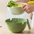 thumbnail image 2 of Reusable Strainer Colander Basket Double Layer Drain Basin Fruit Washing Draining Basket, 2 of 7