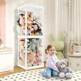 thumbnail image 4 of Gymax 300L Large Stuffed Animal Storage Space-saving Toy Storage Organizer w/Open Top White, 4 of 10