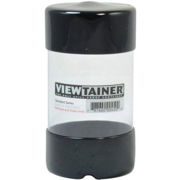 Viewtainer Slit Top Storage Container 2.75"X5", Black