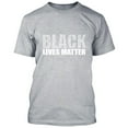 thumbnail image 2 of Man Black Lives Matter Printed Design T-shirt Graphic T-Shirt Short Sleeve T-Shirt Soft and Comfy Shirt, Lightweight Shirt Sport Gray Tee X-Large, 2 of 3