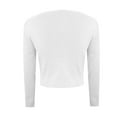 thumbnail image 4 of YueHuiYing Women Fashion Breathable Tie-Front Cardigan Jacket Long Sleeved V-Neck Top, 4 of 5