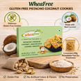 thumbnail image 3 of Wheafree Gluten Free Pista Coconut Cookies (200g) | Soya Free | Egg Free | Soft & Delicious Pista and Coconut Flavoured Cookies | Best Teatime Snacks | 100% Vegetarian, 3 of 9
