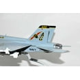 thumbnail image 7 of VFA-25 Fist of the Fleet USS Lincoln 2017 F/A-18E Model, Navy, 1/40th (18") Scale, Mahogany, Fighter, 7 of 7