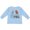 AE-Light Blue, variant on Moo Moo I'm 2 with Cute Holstein Cows Boys or Girls Long Sleeve Toddler T-Shirt