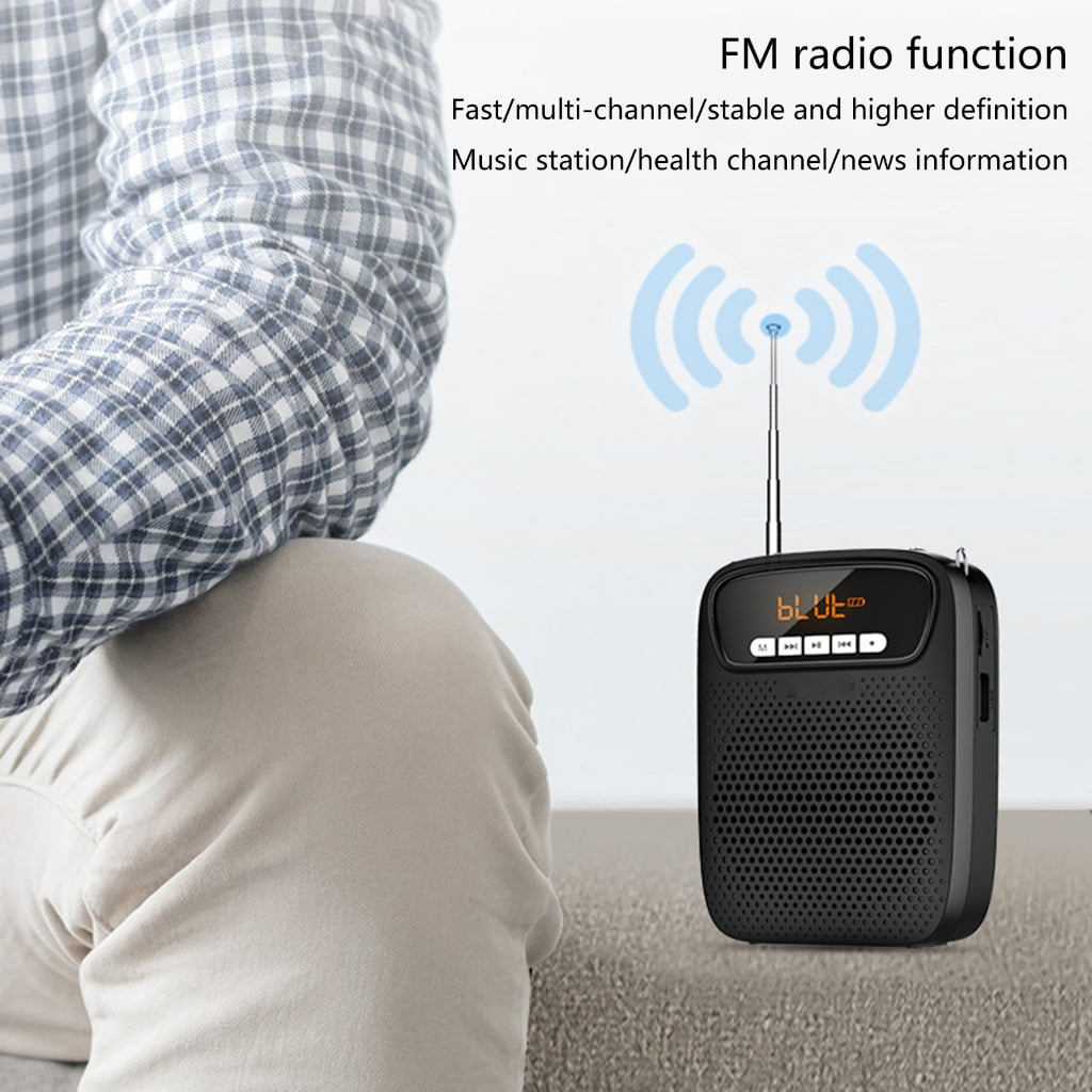 Voice Amplifier With Microphone Headset Voice Amplifier 2200mAh Rechargeable