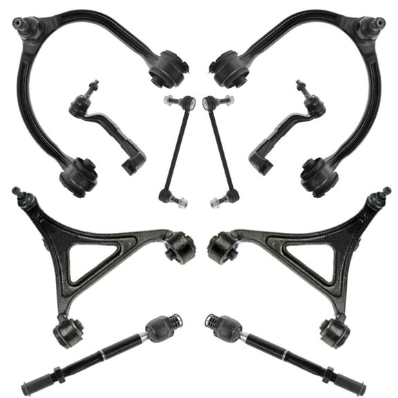 TRQ Control Arms Ball Joints Sway Links Tie Rods Steering Suspension Kit 10pc PSA63372 Fits select: 2005-2006 CHRYSLER 300C, 2007-2010 DODGE CHARGER