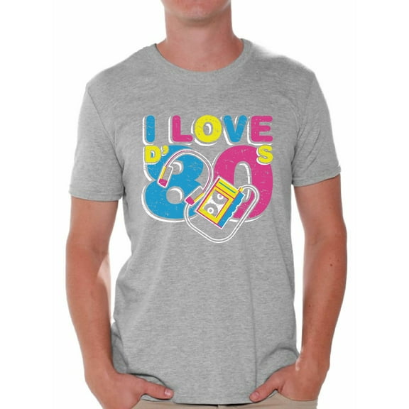Awkward Styles I Love D' 80s Shirt 80s Costume 80s Clothes for Men I Love the 80s Shirt Mens 80s Accessories 80s Rock T Shirt 80s T Shirt Retro Vintage Neon Shirt