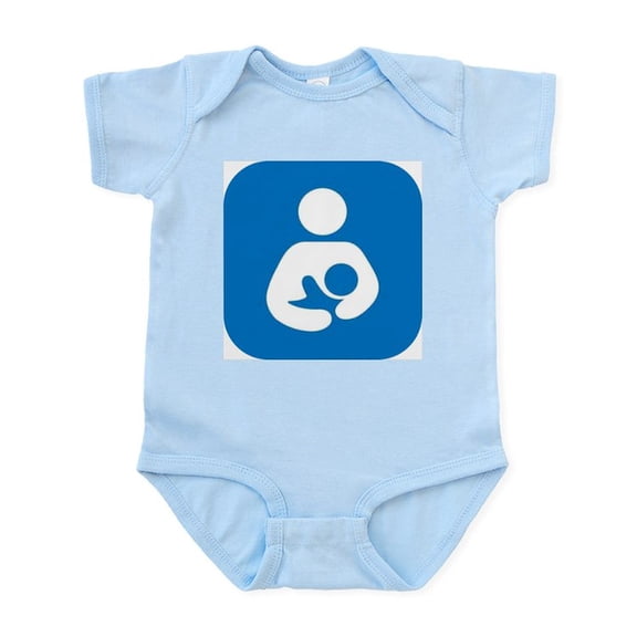 CafePress - National Breastfeeding Symbol Infant Bodysuit - Baby Light Bodysuit, Size Newborn - 24 Months