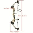 thumbnail image 3 of AMEYXGS Archery 30-55 Lb Composite Bow Set Outdoor Hunting And Target Practice Adult Bow Set - Complete Set, Ready to Use Archery Equipment, Righthanded Bow, Reinforced Limbs, Highperformance Bow, 3 of 6