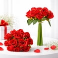 thumbnail image 2 of Dvumao Home Decor, Simulate 12 Roses In Hand Holding Roses For Holiday Gift Giving And Decoration, Party Favors, 2 of 5