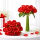 thumbnail image 1 of Artificial Silk Roses Bouquet Fake Flowers for Home Decor Wedding Centerpieces Valentine's Day Gift Romantic Party Decoration Handheld Floral Arrangements Real Touch Long Lasting Premium Quality, 1 of 5