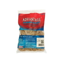 - Alliance Advantage Latex Rubber Band, No 18, 3 L x 1/16 W in, 1/4 lb Box, Natural