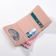 thumbnail image 3 of Cartera pequeña para mujer, de color liso, sencilla, con múltiples tarjetas, bonita, para estudiantes, 3 of 6