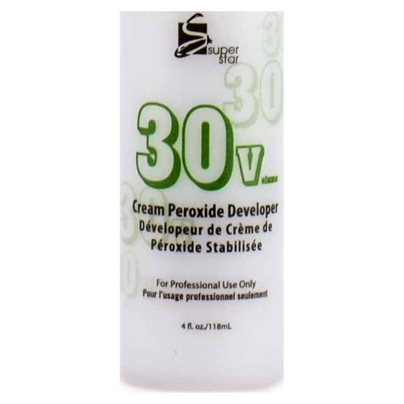 Superstar 30 Volume Cream Peroxide Developer, 4 oz