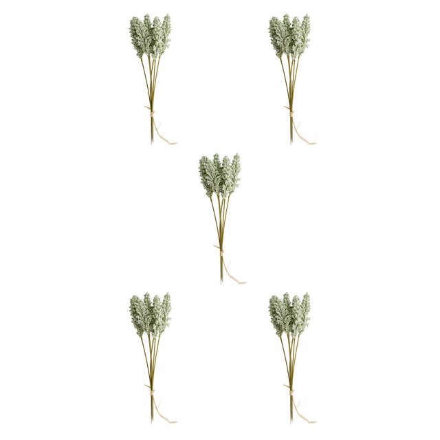 Manojo de otoño decoración del hogar Ounissouiy plantas de flores de cereales secas falsas 30cm