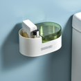 thumbnail image 4 of Ash Tray Detachable Punch-free Abs Wall Mount Self Adhesive Cigarette Tray For Home, 4 of 5