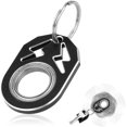thumbnail image 1 of Fidget Keychain Spinner, Metal Spinning Keychain Portable Spinner Key Holder s Gift for Adult Men Women Teens Finger Exercise (Black), 1 of 2