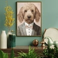 thumbnail image 4 of Goldendoodle Wall Art, Vintage Dog Print, Dog Wearing Suit & Clothes, Funny Dog Portrait, Goldendoodle Lover Gift, Printable Dog Art, 4 of 5