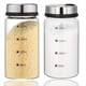 thumbnail image 1 of Paquete de 2 Saleros y Pimenteros de 200 Ml con Orificios Ajustables, de Acero Inoxidable, para Cocina., 1 of 5