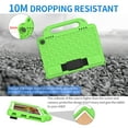 thumbnail image 4 of Dteck Kids Case for Amazon Fire HD 8 / HD 8 Plus (10th Generation, 2020 Released), Lightweight Shockproof Case with Crossbody Shoulder Strap, Handle Stand Cover, Green, 4 of 4