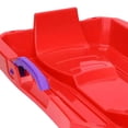 thumbnail image 6 of funtasica Children Downhill Toboggan Snow Sled with Brake Grass Sled Portable Length 62cm Versatile Dunes Sand Sled with Two Meter Rope Red, 6 of 8
