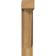 thumbnail image 2 of Ekena Millwork 6"W x 20"D x 28"H Traditional Block Rough Sawn Bracket w/ Offset Brace, Western Red Cedar, 2 of 25