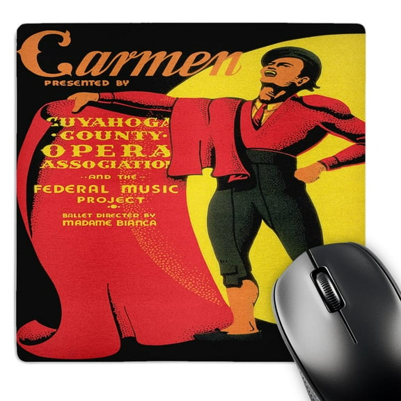 3dRose, Carman Presented by Cuyahoga County Opera Association WPA, MousePad