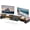 Wood, variant on Metal Desk Organizers and Accessories, Dual Monitor Stand Riser with Drawer and 2 Pen Holders, Desk Accessories & Workspace Desktop Organizers for Office Supplies (White)