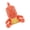 EF, variant on Washable Dinosaurs Squeaky Dog Toy: Chew Portable Size for Travel Dentals Care Entertainment for Anxious Pet Dentals