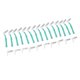 thumbnail image 3 of Cepillo de limpieza Detal, 25 piezas en forma de L, cepillo interdental de empuje, cepillo interdental en forma de L, rendimiento probado, 3 of 8