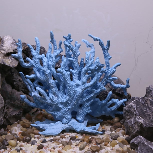 Unique Bargains Colorful Coral Reef Decor Mini Faux Coral Decor For  Aquarium Decorations 6.5x5.83 1 Pcs White : Target