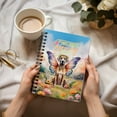 thumbnail image 3 of Welcome Spring Fairy Great Dane in Flower Meadow Spiral Bound Journal Danes Dog Lover Gifts 5x7in Spiral Notebook - 13002, 3 of 5