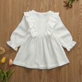 thumbnail image 6 of Douhoow 1-6Y Toddler Baby Girls Dress Vintage Ruffles Long Sleeve Dress Girls Spring Dress, 6 of 7