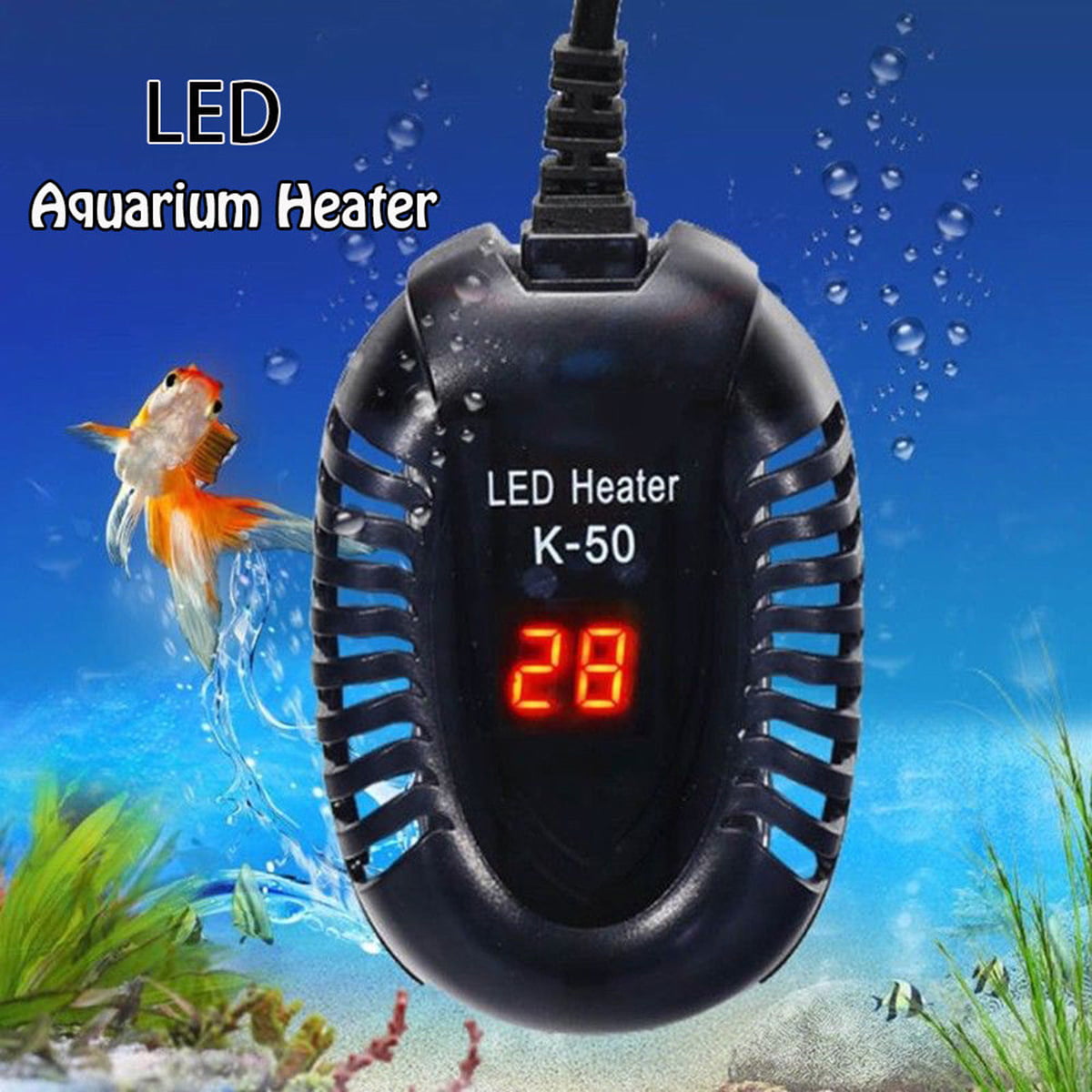 25W Submersible Heater Tropical Fish 5 to 8 gal Aquarium AQUANEAT®