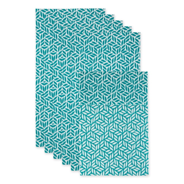 Set de 6 Forros para Refrigerador DII Sin Adhesivo 30x61 cm Verde Azulado