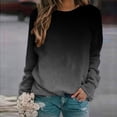 thumbnail image 2 of Yuyuzo Chandails en Molleton d'Automne pour Femmes Col Rond Ample Manches Longues Imprimé Mode Pull, 2 of 4