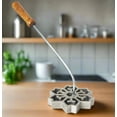 thumbnail image 2 of 2-Pc Double Snowflake Rosette Set, 3.3 inch diameter Rosette Mold, 2 of 3