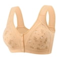 thumbnail image 2 of Lixiuxyad Ultimate Full Coverage Bra For With Superior Support And Comfort All Day Wireless T Shirt Bra Seamless Underwear For Plus Bust,Bras for Women Beige 36, 2 of 3