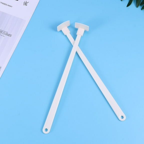 UPKOCH White Scraper for Kitchen Use Pastry Long Bottle Scraper 2Set