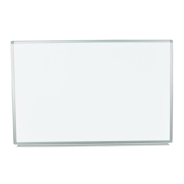 Luxor WallMounted Dry Erase Board, 36" x 24", Silver Aluminum