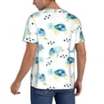 thumbnail image 2 of Uemuo Sea Turtle Print Mens Polo Shirts Baseball T-shirt Performance Short Sleeve Golf Shirt Moisture Wicking Athletic Casual Collared T-Shirt-X-Large, 2 of 7