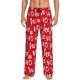 thumbnail image 1 of Fotbe Hohoho Pantalones de Pijama para Hombre, Pantalones de Dormir, Pantalones de Casa con Cintura Ajustable y Bolsillos-Small, 1 of 6