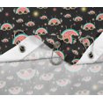 thumbnail image 4 of S4Sassy Black Dot & Watermelon Fruits Bathroom Decor Shower Waterproof Curtain Drapes Resistant-60 x 70 Inch, 4 of 6