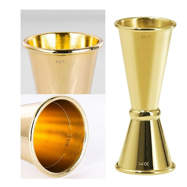 cóctel de material acero inoxidable cóctel con Mezc de vertido Barware Mezc de bebidas de doble cabeza para Martini ado 30 45 perfecl batidor de coctéles