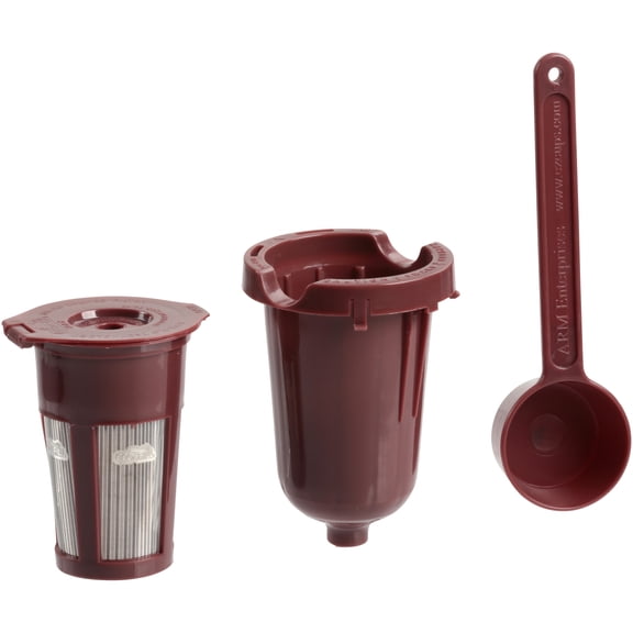 Perfect Pod - Eco-Fill Max Compatible Keurig Coffee Makers Filter Refillable Capsules Plastic- Brown