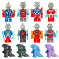 thumbnail image 1 of 8 Super Hero Pixel World Building Blocks Man Assembled Toys-ZJKDGJKJ, 1 of 4