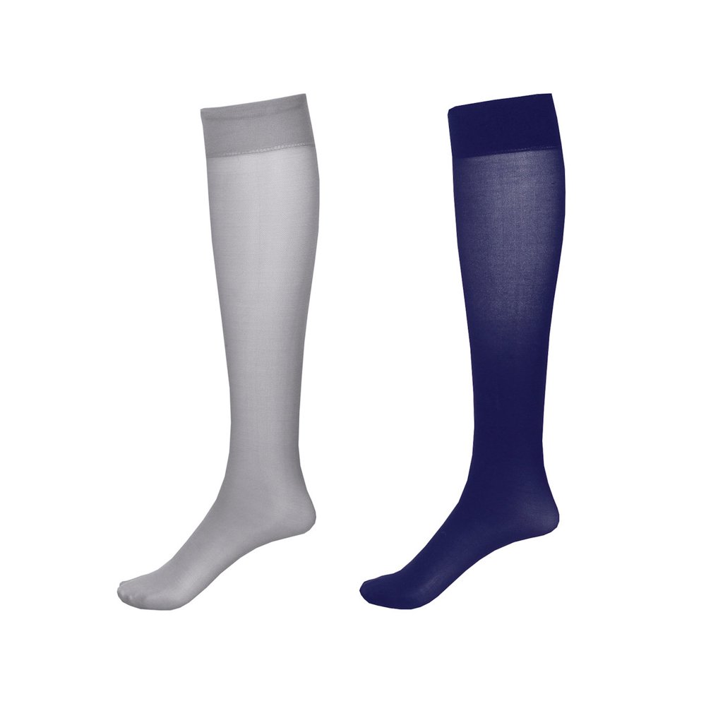 Mild Support 2 Pair Knee High Trouser Socks with 815 mmHg Compression