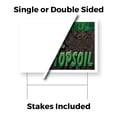 thumbnail image 3 of We Sell Topsoil Yard Sign 5 Pack of 12 Inch x 16 Inch Single Sided Weatherproof Heavy-Duty Plastic with Stake | Garden Supplies, Home Improvement, Clear Messaging | Made in USA, 3 of 7